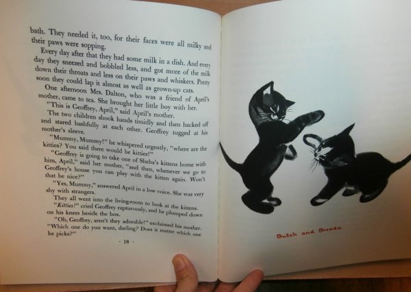 画像4: 洋書絵本(英語) April's Kittens Clare Turlay Newberry エイプリルと子ねこ クレア・ターレイ・ニューベリー (4)