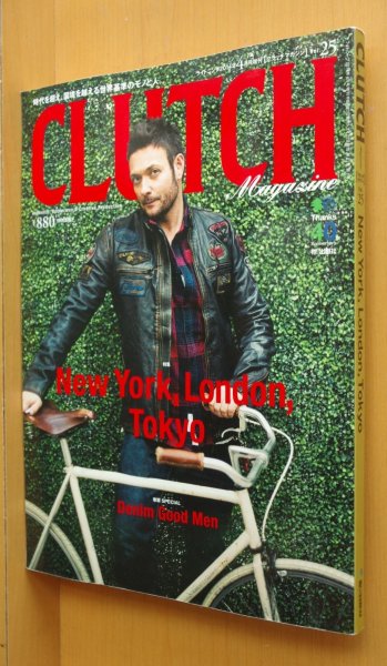 画像1: CLUTCH Magazine vol.25 Denim Good Men NEW YORK・LONDON・TOKYO クラッチマガジン 2014年4月号 ライトニング増刊 (1)