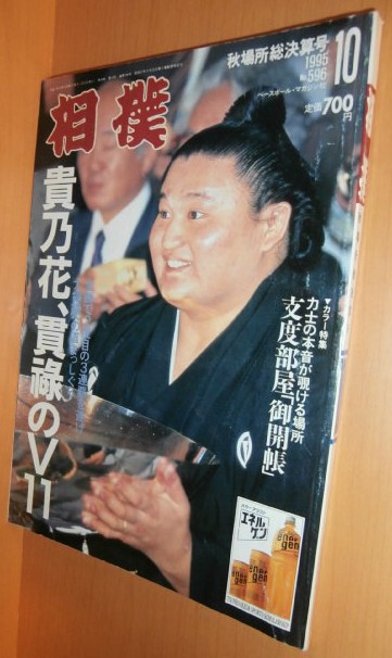相撲 1995年10月号 貴乃花/寺尾/水戸泉/土佐ノ海 平7年
